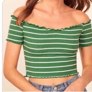 Reformation crop top